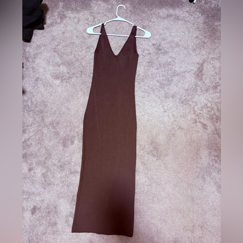 Brown H&M Sweater Dress